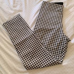 Black & White Gingham Pants
